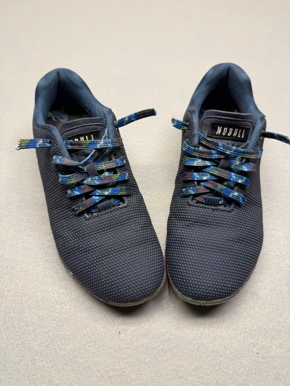 NOBULL Women's 8.5 Black Floral SuperFabric Trainer